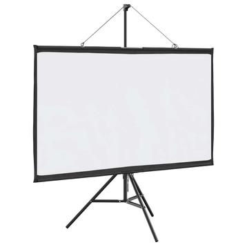 Projectiescherm 250 cm breed met statief beschikbaar voor biedingen