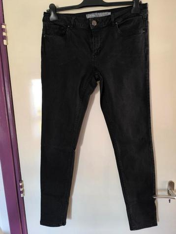 Geisha broek, zwart denim, maat 42  beschikbaar voor biedingen