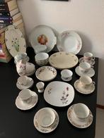 Partij brocante / vintage servies (puntgaaf), Verzenden