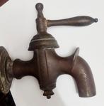 Mooie antieke  oude zware koperen kraan, Antiek en Kunst, Antiek | Koper en Brons, Ophalen of Verzenden