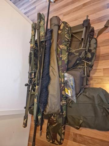 Complete set karperspullen beschikbaar voor biedingen