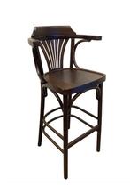 Café krukken barkrukken thonet gebogen hout met arm HORECA!, Meubilair, Ophalen of Verzenden