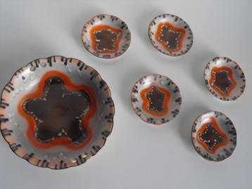 VIntage schaaltjes / pindabakjes jaren 50 Tjechie  beschikbaar voor biedingen