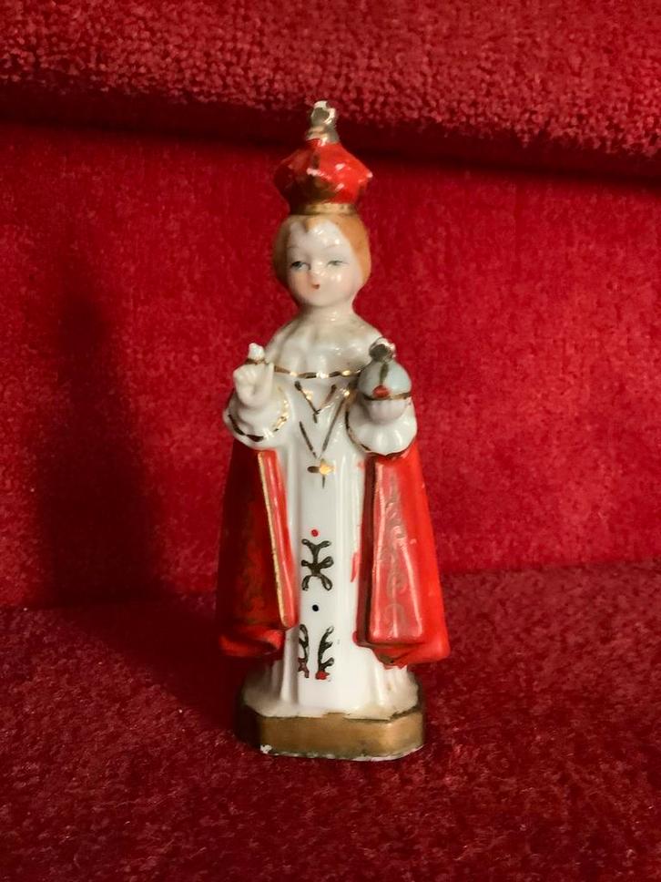 Mooi heiligenbeeld ❤️ Kindje Jezus van Praag, Antiek en Kunst, Antiek | Religie, Ophalen of Verzenden