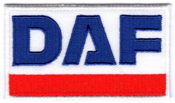 DAF stoffen opstrijk patch embleem #2, Verzamelen, Automerken, Motoren en Formule 1, Nieuw, Auto's, Ophalen of Verzenden