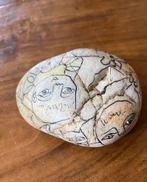 Happy Stone, versierde kei, Ophalen of Verzenden