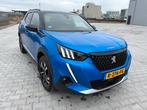 Peugeot 2008 GT 130pk automaat 2021 Blauw, Auto's, Zwart, 1199 cc, Leder en Stof, 1200 kg