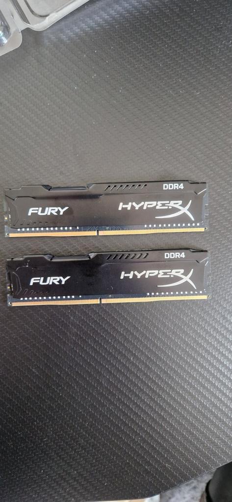 HyperX Fury DDR4 8GB (2x4GB) 2666MHz, Computers en Software, RAM geheugen, Gebruikt, Desktop, DDR4, Ophalen of Verzenden