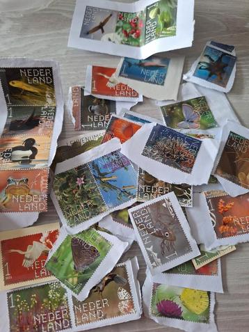 35x postzegels natuur  beschikbaar voor biedingen