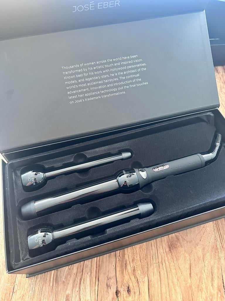 José Eber trio nieuw!, Sieraden, Tassen en Uiterlijk, Uiterlijk | Haarverzorging, B, Ophalen of Verzenden, LS, Krultang of Stijltang