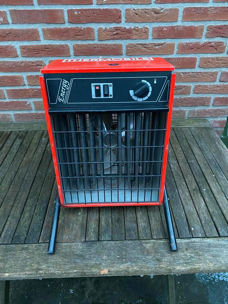 Werkplaatskachel Thermobile - 9kw., Doe-het-zelf en Verbouw, Verwarming en Radiatoren, Gebruikt, Kachel, 800 watt of meer, 30 tot 80 cm