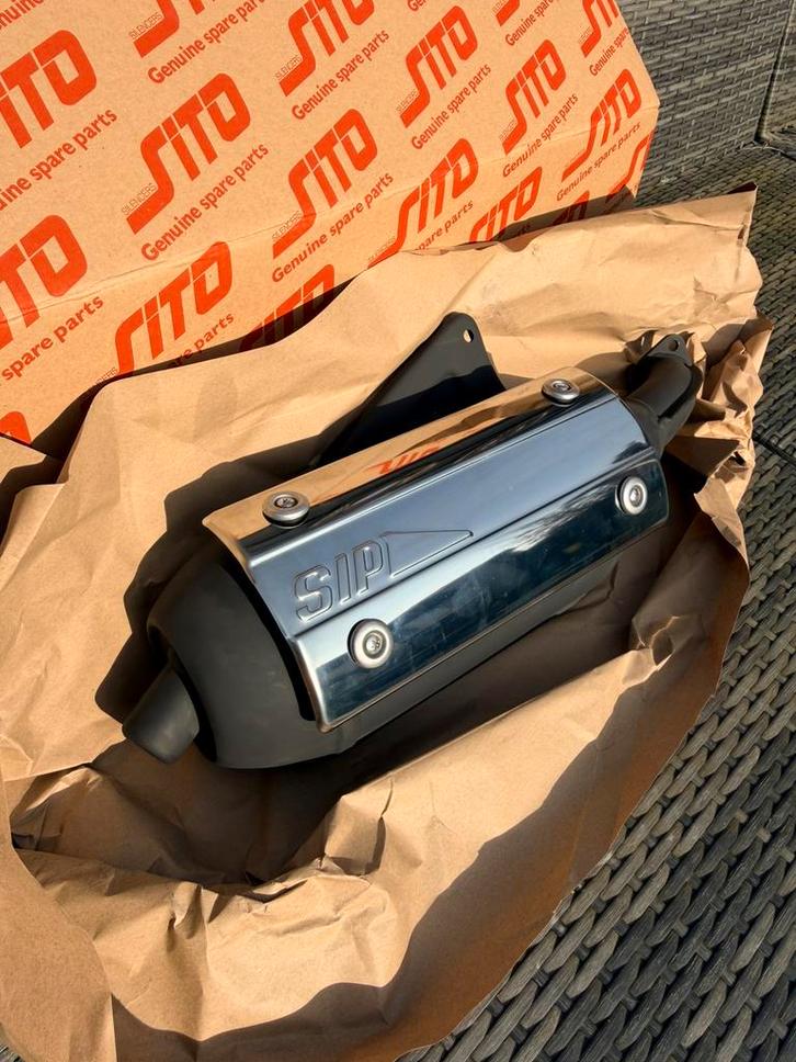 SM06 Look SITO uitlaat - NIEUW, Fietsen en Brommers, Scooters | Piaggio, Nieuw, Zip, Tweetakt, Ophalen of Verzenden