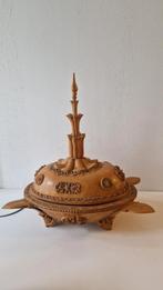 Handgesneden houten offerschaal, Antiek en Kunst, Ophalen of Verzenden