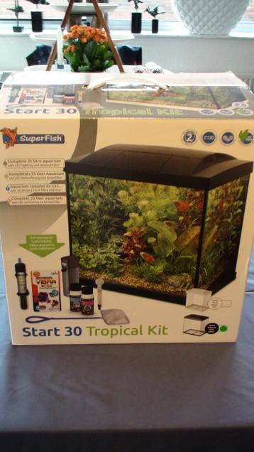 SuperFisch start 30 Tropical kit zwart zo goed als nieuw beschikbaar voor biedingen