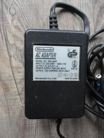 ORIGINELE ADAPTER/OPLADER VOOR DE NINTENDO NES beschikbaar voor biedingen
