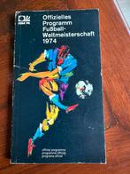 WK voetbal 1974 officieel programmaboekje, Ophalen of Verzenden, Gebruikt, Buitenlandse clubs, Overige typen