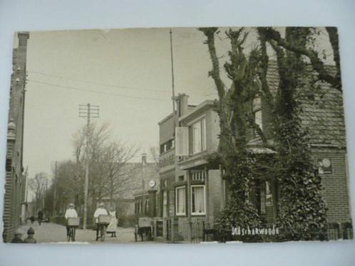 zeer mooie fotokaart noord scharwoude bij de garage 1925, Verzamelen, Ansichtkaarten | Nederland, Ongelopen, Noord-Holland, 1920 tot 1940