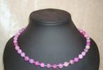 SALE: Ketting van crazy agaat Paars, Info.adorabeads@gmail.com, Want 18 Hoogvliet, Adorabeads, Verzenden