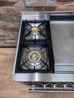 Luxe Boretti zwart hoogglans Fornuis Incl. Afzuigkap 90 cm, Fornello Esperta, Ophalen of Verzenden, Zo goed als nieuw, Energieklasse A of zuiniger
