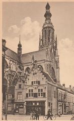 breda  groote  kerk   in 1938, Verzamelen, Ophalen of Verzenden, 1920 tot 1940, Gelopen, Noord-Brabant