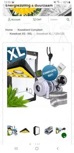 Complete Kweekset 12m2 - Planten/Reptielen, Tuin en Terras, Kweekspullen, Ophalen, Zo goed als nieuw, Kweektent