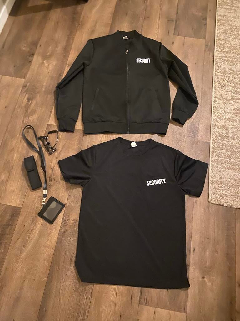 Nieuw Security Beveiliger Carnavalspak Heren Maat S, Kleding | Heren, Carnaval, Nieuw, Ophalen of Verzenden, Kleding