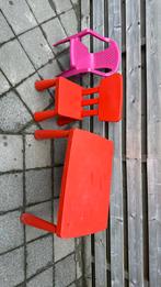 gratis tafel met 2 stoelen, Ophalen of Verzenden, Gebruikt, Rechthoekig