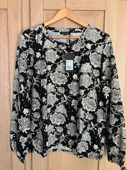 MI-PIACE nieuw tuniek zwart/off-White goud accent travel XXL, Kleding | Dames, Blouses en Tunieken, Verzenden
