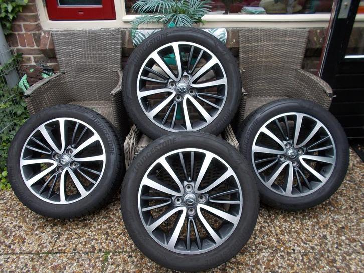 OPEL CROSSLAND X 17 INCH VELGEN MET ZOMERBANDEN, Auto-onderdelen, Banden en Velgen, Banden en Velgen, Zomerbanden, 17 inch, 215 mm