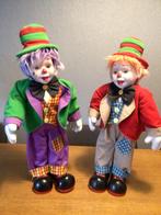 Clown poppen 2 stuks, Ophalen of Verzenden, Zo goed als nieuw