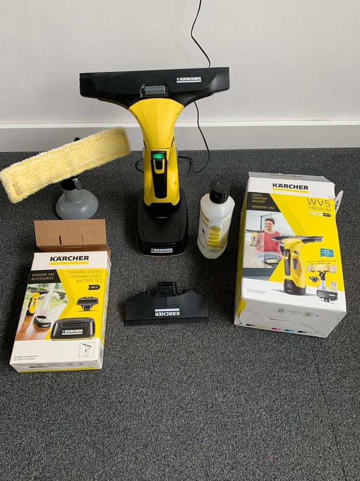 Karcher WV5 Premium Raamwisser - Compleet!, Huis en Inrichting, Schoonmaakartikelen, Raamwisser of Trekker, Ophalen