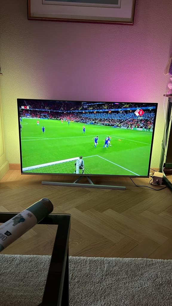 Philips Ambilight 50 inch + Muurbeugel, Audio, Tv en Foto, Televisies, Gebruikt, LED, 100 cm of meer, 4k (UHD), Philips, 50 Hz
