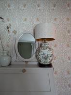Gemberpot tafellamp met bloemen, Ophalen, Overige materialen, Vintage, Zo goed als nieuw