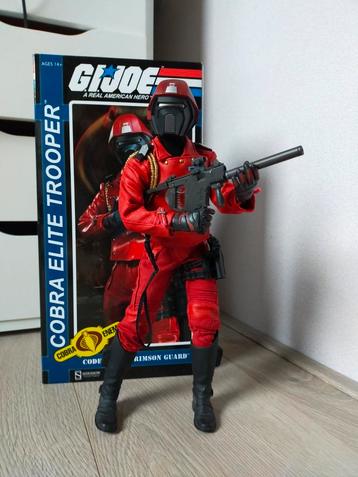 Sideshow GI Joe Cobra Crimson Guard 1/6 scale figure beschikbaar voor biedingen