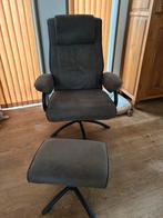 Stoel, fauteuil vincent van leenbakker met hocker, Huis en Inrichting, Ophalen, Zo goed als nieuw, Eén, Stof