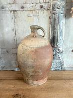 Antieke Franse aardewerken oliekruik, 'biot' pot, Ophalen of Verzenden