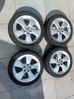 17inch velgen 5x100 Prius 3 met winterbanden, 215 mm, 17 inch, Velg(en), Gebruikt