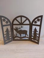 Kerst raamscherm met rendier, Ophalen of Verzenden, Nieuw