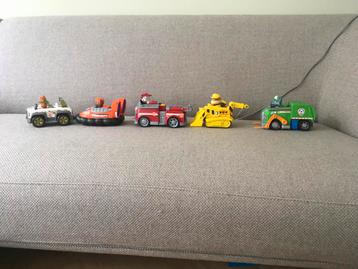Paw Patrol Actiefiguren met Voertuigen beschikbaar voor biedingen