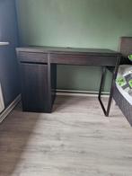 Ikea Micke bureau zwart/bruin, Ophalen, Gebruikt, Bureau