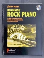 Beginning Rock Piano + Demo cd, Ophalen, Zo goed als nieuw, Les of Cursus, Piano