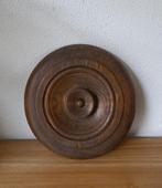 Oude ronde houten deksel van een buiten WC, Antiek en Kunst, Ophalen of Verzenden