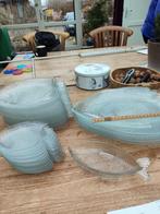 glazen visservies, Ophalen of Verzenden, Bord(en), Overige stijlen, Glas