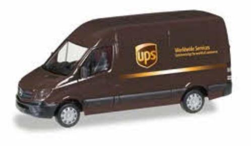 modelauto HO 1:87 Herpa UPS MB Sprinter 13 HD, Hobby en Vrije tijd, Modelauto's | 1:87, Nieuw, Auto, Herpa, Ophalen of Verzenden