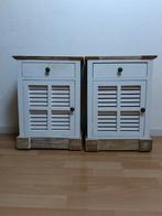 2 nachtkastjes, Ophalen, Gebruikt, Minder dan 45 cm, 55 tot 70 cm