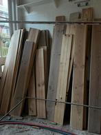 Massief grenen vloer. +-23m2, Ophalen, Vloerdelen of -planken, 10 m² of meer, 10 tot 30 cm