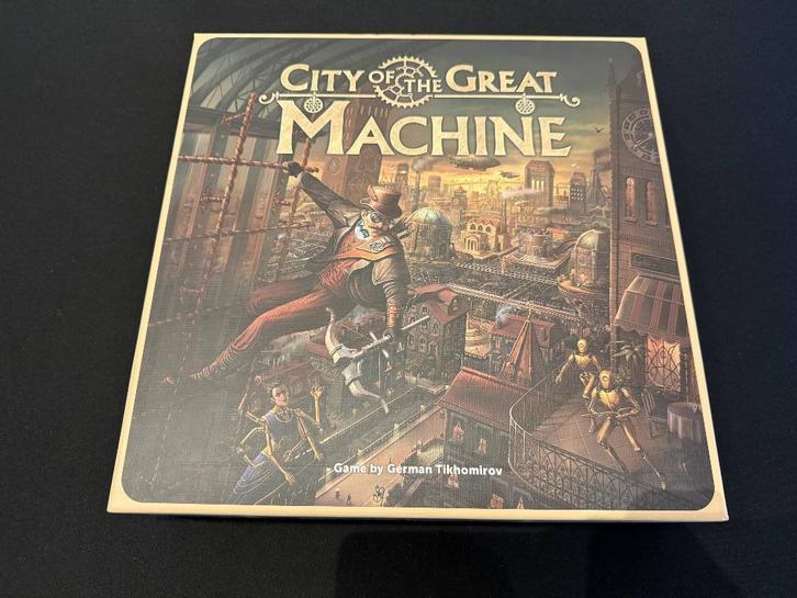 City of the Great Machine Bordspel, Hobby en Vrije tijd, Gezelschapsspellen | Bordspellen, Zo goed als nieuw, Een of twee spelers