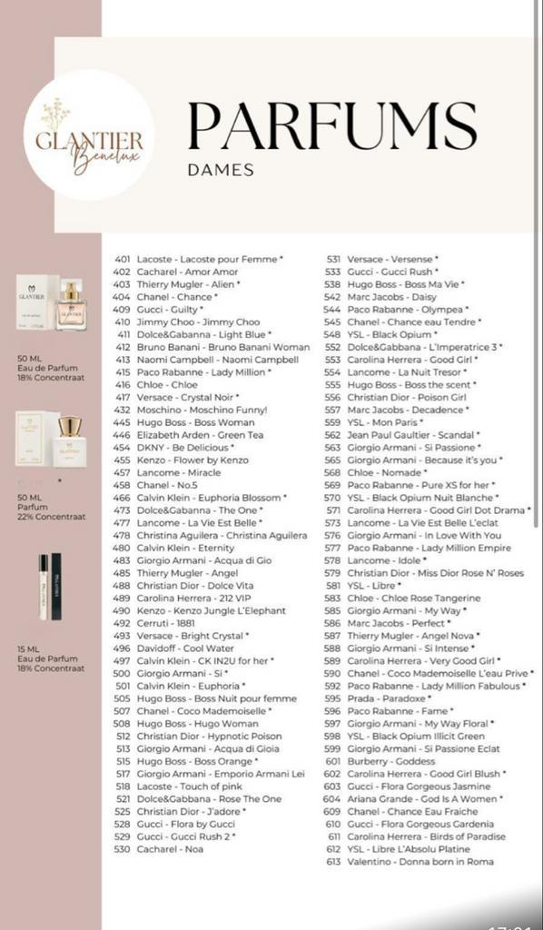 Glantier Parfums – Jouw Luxe Geur, Sieraden, Tassen en Uiterlijk, Uiterlijk | Parfum, Nieuw, Ophalen of Verzenden