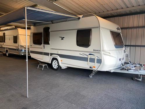 Fendt Bianco Classico 470 TFB & Mover, Caravans en Kamperen, Caravans, Bedrijf, tot en met 4, 1250 - 1500 kg, Rondzit, Fendt, Frans bed