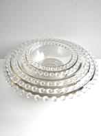 Vintage Candlewick, Imperial Glass schalenset in prima staat, Antiek en Kunst, Antiek | Servies los, Ophalen of Verzenden